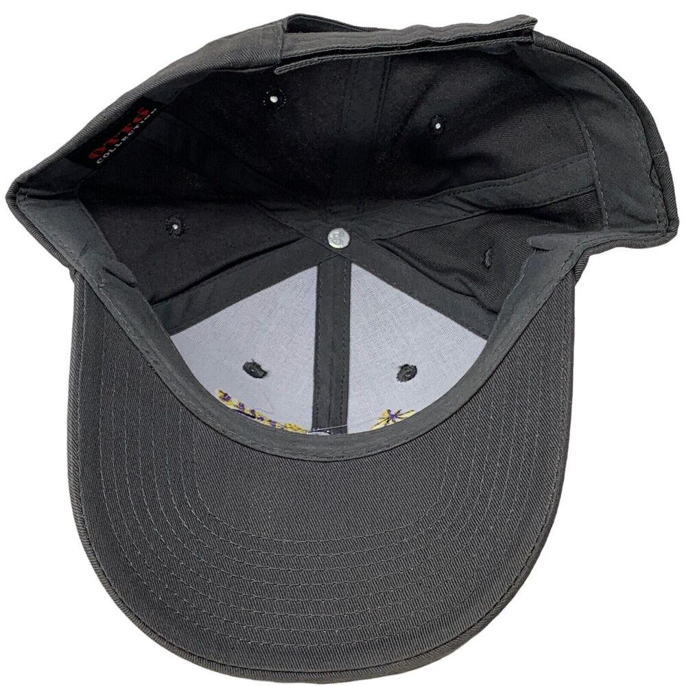 Las Vegas Bowl Hat Cap Gray NCAA College Football Royal Purple 6 Panel Strapback - Picture 4 of 10